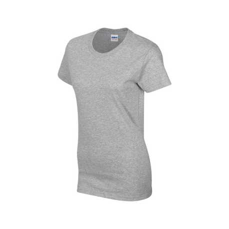 Dámske tričko (GILDAN HEAVY COTTON LADIES T-SHIRT) > šedá (sport) > M