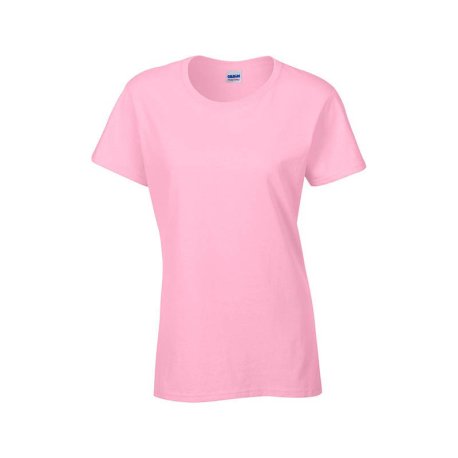 Dámske tričko (GILDAN HEAVY COTTON LADIES T-SHIRT) > ružová (light) > 2XL