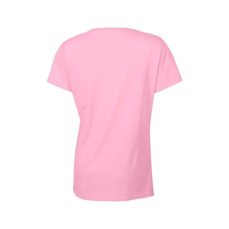 Dámske tričko (GILDAN HEAVY COTTON LADIES T-SHIRT) > ružová (light) > 2XL