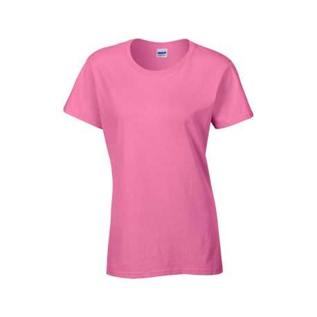 Dámske tričko (GILDAN HEAVY COTTON LADIES T-SHIRT) > ružová (azalea) > 2XL