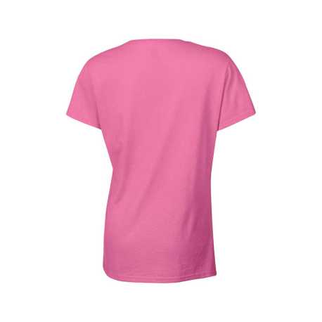 Dámske tričko (GILDAN HEAVY COTTON LADIES T-SHIRT) > ružová (azalea) > 2XL