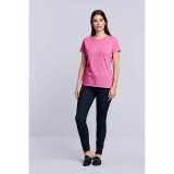 Dámske tričko (GILDAN HEAVY COTTON LADIES T-SHIRT) > ružová (azalea) > 2XL