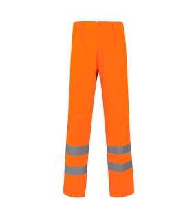 Pánske nohavice (VELILLA HV TROUSERS) > oranžová (hi-vis) > XL