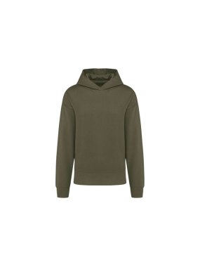 Unisex mikina (UNISEX OVERSIZED FLEECE HOODIE) > hnedá (light khaki) > XS