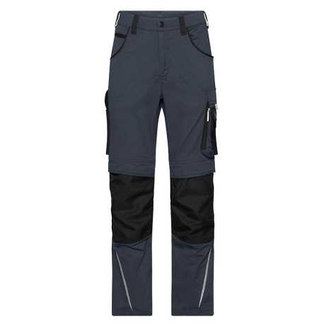 Pánske nohavice (DAIBER Workwear Pants Slim Line STRONG) > šedá (carbon) / čierna > 46