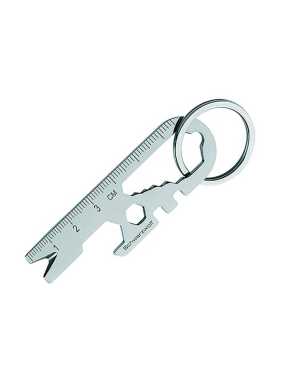 Multifunkčný prívesok na kľúče 13 nástrojov "SCHWARZWOLF" > strieborná