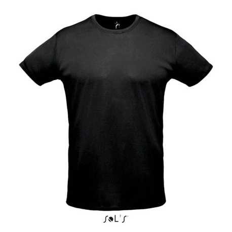 Pánske tričko (SOL'S SPRINT - UNISEX SPORT T-SHIRT) > čierna > M