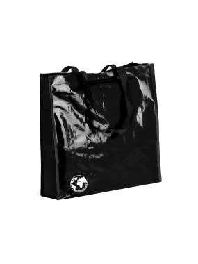 Nákupná taška z recykovaného materiálu > čierna