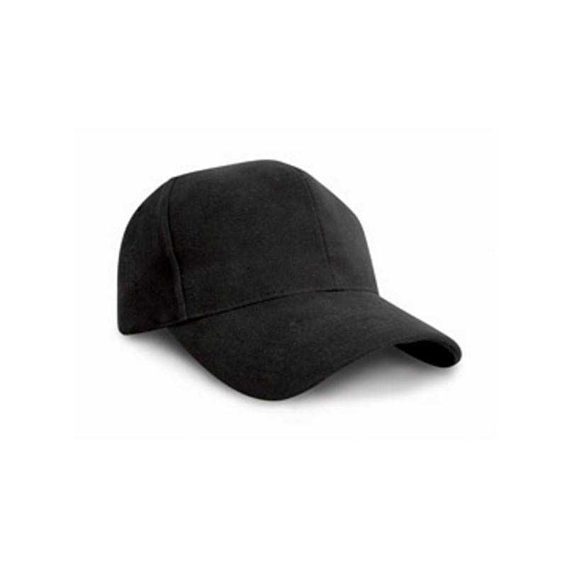 Šiltovka (RESULT PRO STYLE HEAVY BRUSHED COTTON CAP) > čierna