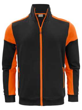 Pánska mikina (PRINTER PRIME  SWEATVEST) > čierna / oranžová > 2XL