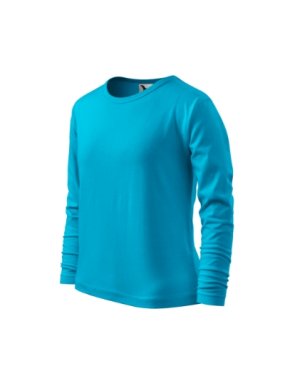 Detské tričko (MALFINI Long Sleeve 160) > tyrkysová > 6r