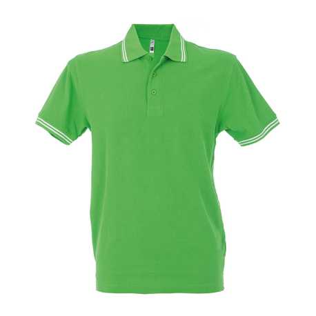 Pánska polokošeľa (PARIS MAN by JR) > zelená (light) / biela > 3XL