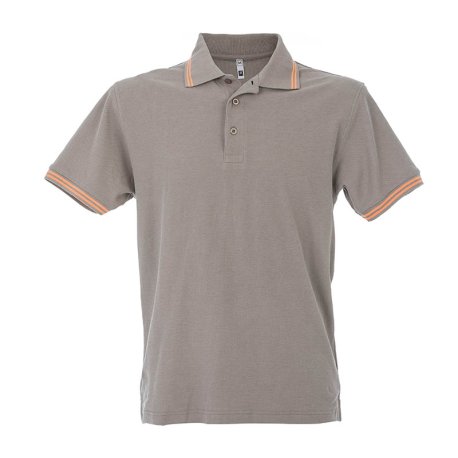 Pánska polokošeľa (PARIS MAN by JR) > šedá (light) / oranžová > 3XL