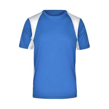 Pánske tričko (DAIBER Men's Running-T) > modrá (royal) / biela > 3XL
