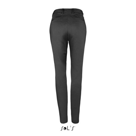 Dámske nohavice (SOL'S JARED WOMEN - SATIN STRETCH TROUSERS) > čierna > 44