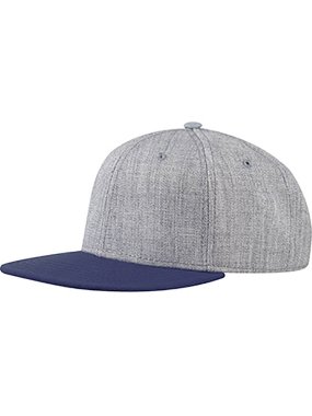 6 panelová šiltovka > šedá (melange) / modrá (navy)