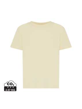 Detské tričko Iqoniq Koli z recykl. bavlny > žltá (cream) > 11-12