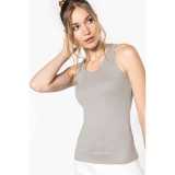 Dámske tielko (KARIBAN ANGELINA LADIES TANK VEST) > biela > S