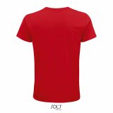 Pánske tričko (SOL'S CRUSADER MEN - ROUND-NECK FITTED JERSEY T-SHIRT) > červená > 2XL
