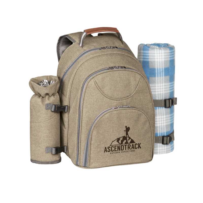 Piknikový termo ruksak > hnedá (light)