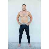 Pánske športové nohavice(PROACT MEN’S SPORTS BASE LAYER LEGGINGS) > čierna > S