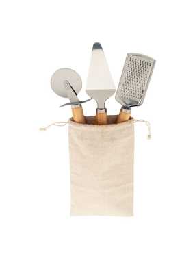 Servírovacia sada na pizzu > prírodná