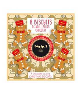 Mini box 8 Christmas biscuits with chocolate 56 g Maxim’s