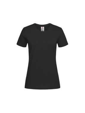 Dámske tričko (STEDMAN T ORGANIC C-NECK/W) > čierna(opal) > XS