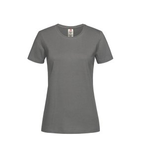 Dámske tričko (STEDMAN T ORGANIC C-NECK/W) > šedá (real) > S