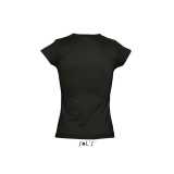 Dámske tričko (SOLS MOON WOMENS V-NECK T-SHIRT) > čierna (deep) > 2XL