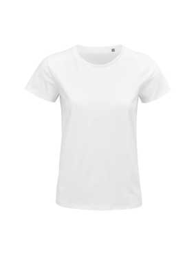 Dámske tričko (SOL'S PIONEER WOMEN - ROUND-NECK FITTED JERSEY T-SHIRT) > biela > L