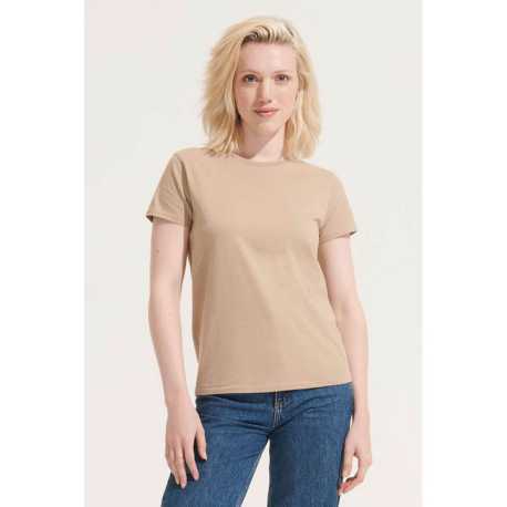 Dámske tričko (SOL'S PIONEER WOMEN - ROUND-NECK FITTED JERSEY T-SHIRT) > biela > L