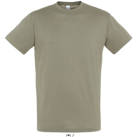 Tričko (SOLS REGENT UNISEX ROUND COLLAR T-SHIRT) > zelená (khaki) > 2XL