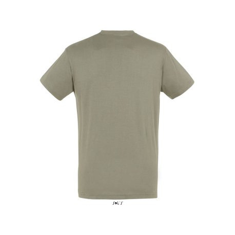 Tričko (SOLS REGENT UNISEX ROUND COLLAR T-SHIRT) > zelená (khaki) > 2XL