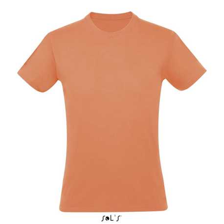 Tričko (SOLS REGENT UNISEX ROUND COLLAR T-SHIRT) > oranžová (apricot) > M