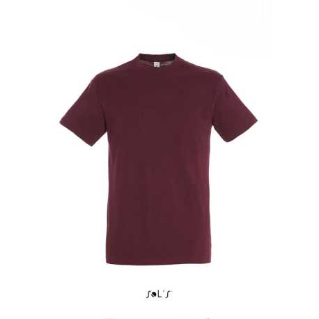 Tričko (SOLS REGENT UNISEX ROUND COLLAR T-SHIRT) > bordová > 3XL