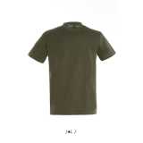 Tričko (SOLS REGENT UNISEX ROUND COLLAR T-SHIRT) > zelená (army) > L