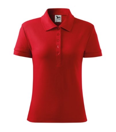 Dámska polokošeľa (MALFINI Pique Polo Cotton) > červená > S