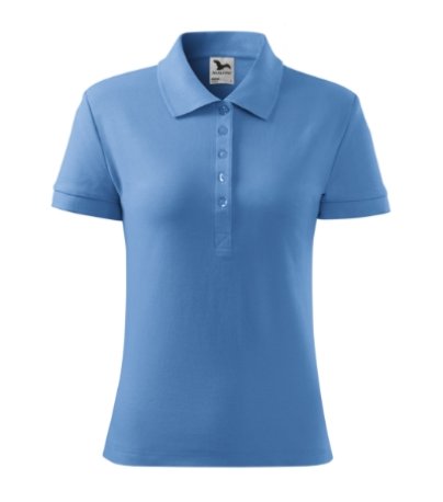 Dámska polokošeľa (MALFINI Pique Polo Cotton) > modrá (nebeská) > S