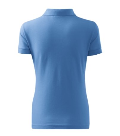 Dámska polokošeľa (MALFINI Pique Polo Cotton) > modrá (nebeská) > S