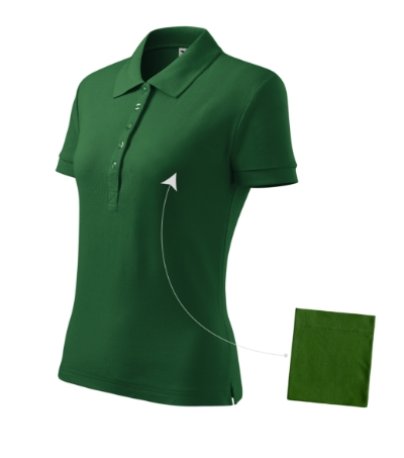 Dámska polokošeľa (MALFINI Pique Polo Cotton) > zelená (fľaškovo) > S