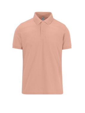 Pánska polokošeľa (B&C MY POLO 210) > ružová (nude) > 3XL