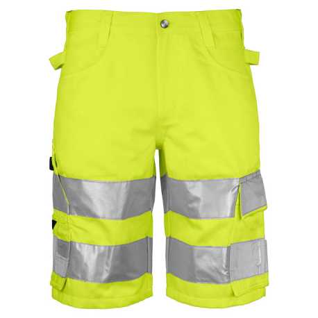 Pánske krátke nohavice (PROJOB SHORTS EN ISO 20471 CLASS 2/1) > žltá / čierna > 54