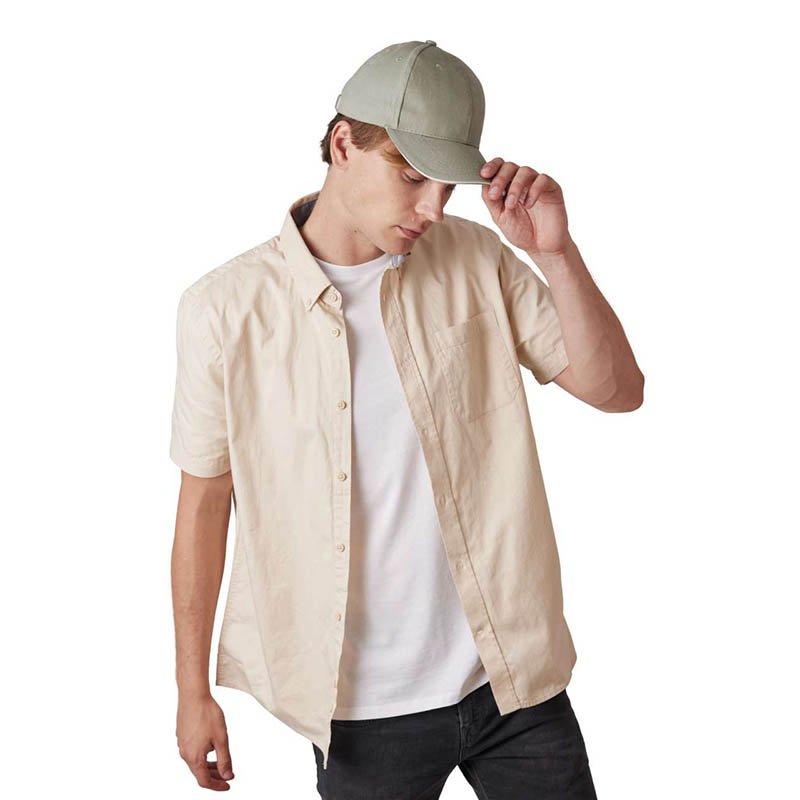 6 panelová šiltovka(K-UP CAP IN ORGANIC COTTON WITH CONTRASTING SANDWICH PEAK - 6PANELS)>š
