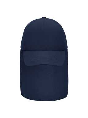 6 panelová šiltovka (MB 6 Panel Cap with Neck Guard)>modrá (navy)