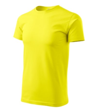 Unisex tričko (MALFINI Heavy New) > žltá (citrónová) > XS