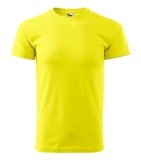 Unisex tričko (MALFINI Heavy New) > žltá (citrónová) > XS