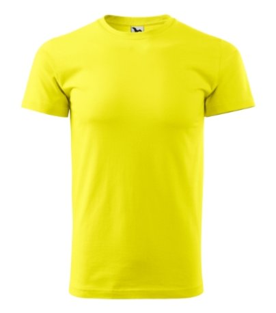 Unisex tričko (MALFINI Heavy New) > žltá (citrónová) > XS