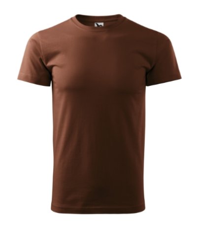 Unisex tričko (MALFINI Heavy New) > hnedá (čokoládová) > XS