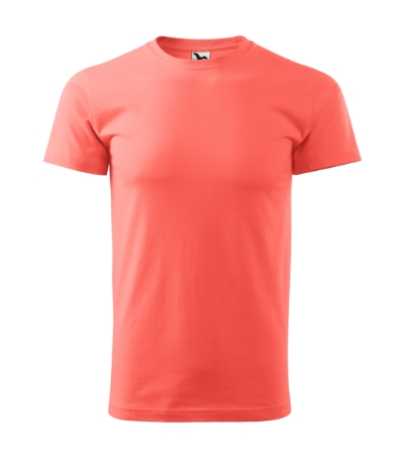 Unisex tričko (MALFINI Heavy New) > ružová (coral) > XS